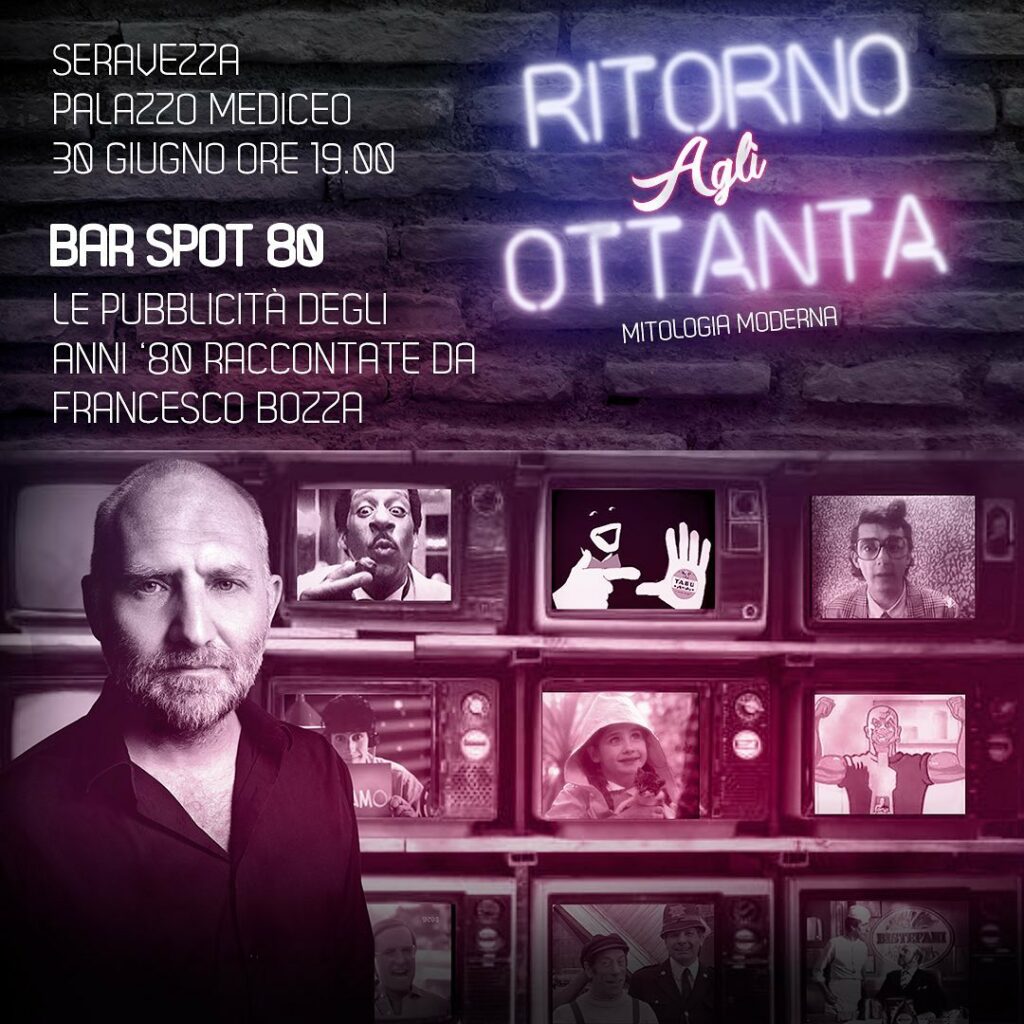 Ritorno agli Ottanta: talk show, musica e risate con Marino Bartoletti,  Francesco Bozza e Radio Mitology - VersiliaPost